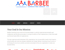 Tablet Screenshot of barbeeconsulting.com